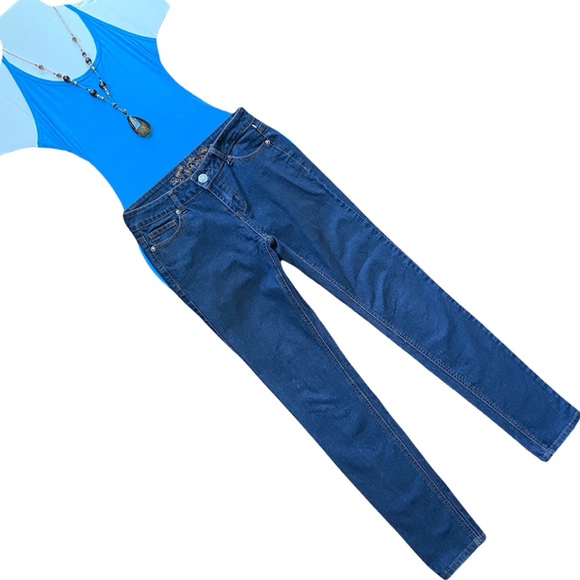 Premium Wax Jeans , Skinny Jeans , Slim Fit Denim Jeans , Dark Wash Denim Jeans - Picture 4 of 12